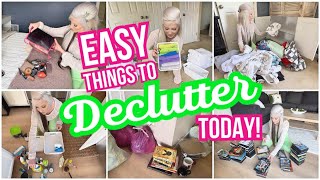 20+ THINGS TO DECLUTTER WITH ME AROUND YOUR HOME TODAY! QUICK + EASY DECLUTTERING!