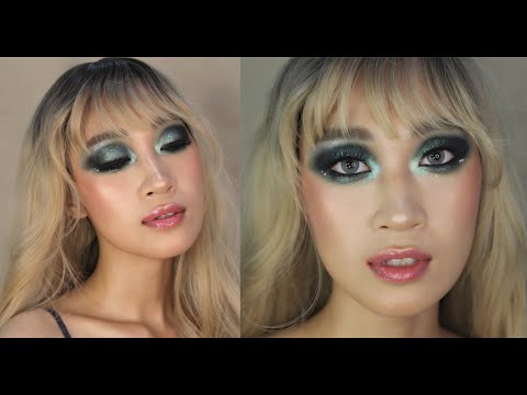 Britney Spears I'm A Slave 4 U Inspired Makeup| Emerald Green Eyes Makeup Tutorial