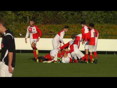 6 nov 2016 UVV 1 - Amsvorde 1 com 1-0 Schitterende goal Younes