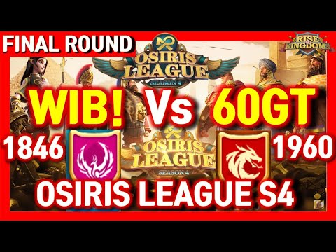 라오킹 WIB! Vs 60GT Osiris leauge 오시리스 리그 결승 중계 바스트 라이즈 오브 킹덤즈 Rise of kingdoms