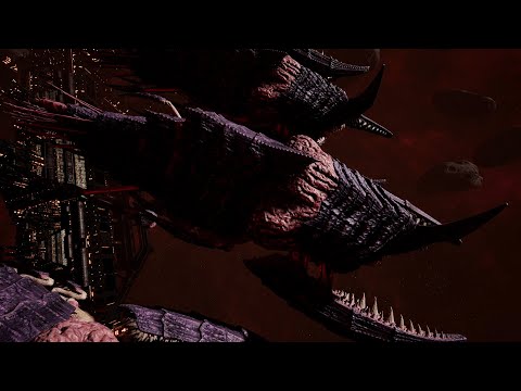 Mega Mod 2020: Tyranids vs Orks! - Massive Battle, Skirmish Gameplay, Battlefleet Gothic Armada 2
