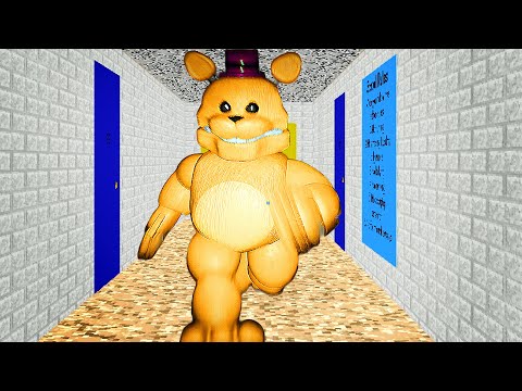 fredbear is now in baldi... YOU CAN'T ESCAPE