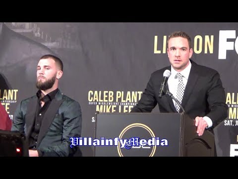 MIKE LEE NOT INTIMATED BY CALEB PLANT & LETS IT BE KNOWN AHEAD OF THEIR JULY 20TH IBF TITLE FIGHT