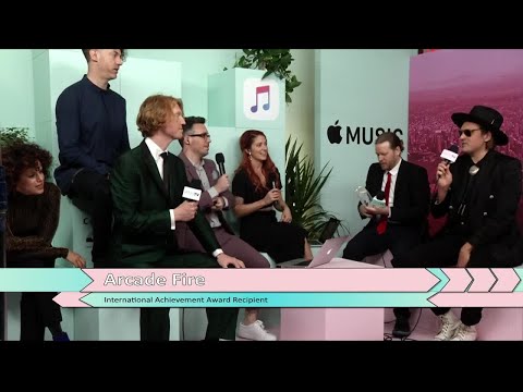 Arcade Fire Backstage at the 2018 JUNO Awards