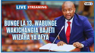 🔴LIVE: LIVE: WABUNGE WAKICHANGIA BAJETI YA WIZARA YA AFYA