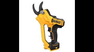 Review: DEWALT 20V MAX Pruning Shears Garden Tool, Cordless! Extremely Powerful! Watch your Fingers!