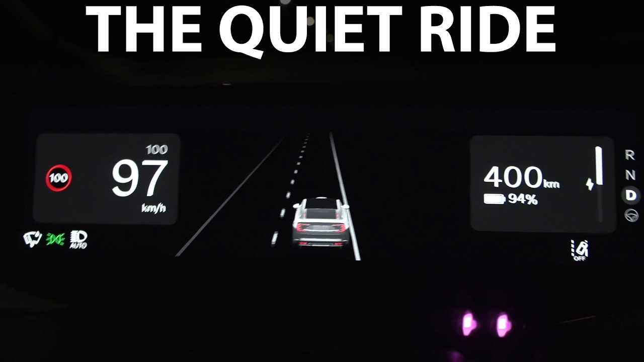 Volvo ES90 RWD acceleration, braking and noise test