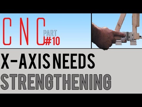 First DIY CNC build (part 10) - Strengthening the x-axis brackets