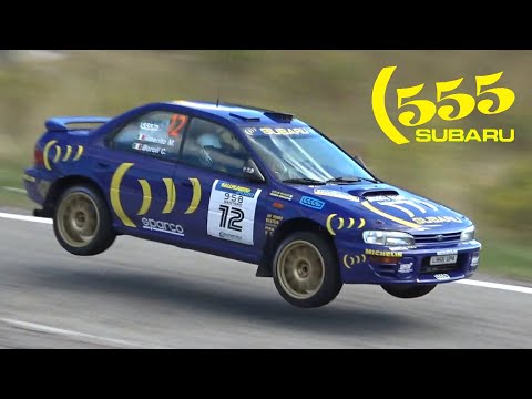 Subaru Impreza 555 Gr.A at Rally Legend 2020! - Pure Sound with Anti-Lag System!
