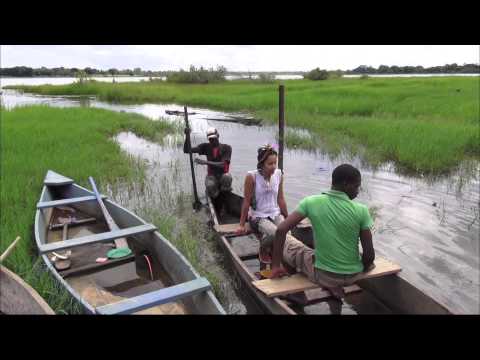 Burkina Faso Travel-Banfora Lake Tengrela/Fish/Boat/Tour/Lotus