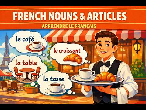 #500subs      A1 French Podcast: Nouns, Articles & The Café Culture 🥐