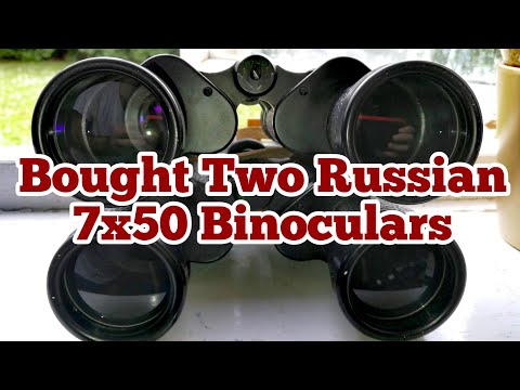 Bought Two Russian USSR BNU 7x50 Binoculars/ Top Quality Soviet Optics/ Unboxing Review