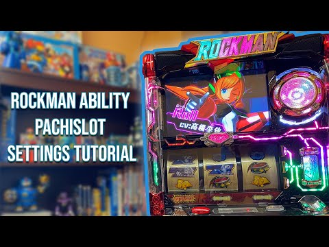 Rockman Ability Pachislot Settings tutorial- ENGLISH - Change win rate and fix blinking red light