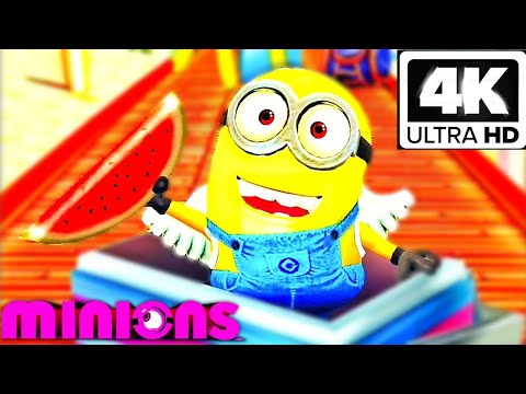 WATERMELON-MANIA CUPID MINION \ MINION RUSH /  [4K]  {Workout Day - Slide Chase}