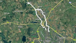Cycling around Oxford: Kidlington & Woodstock | Timelapse POV