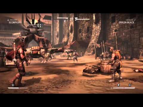 Mortal Kombat X Scorpion Brutality Nether Hole