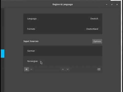 GNOME keyboard adding a layout
