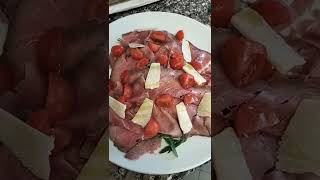 roast beef rucola pendolini e Grana 🍗