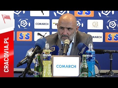 Trener Michał Probierz po meczu z Pogonią Szczecin (25.10.2019)