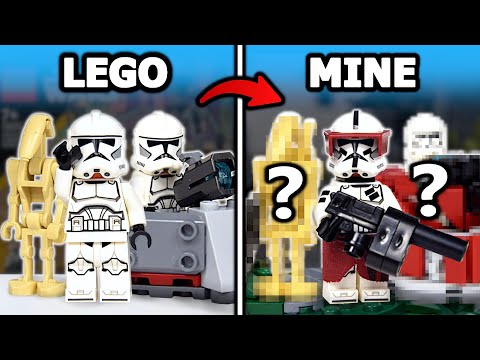 I Upgraded LEGO Star Wars Clone & Droid Battle Pack…