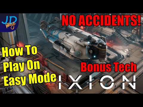 How to play IXION on Easy mode 🚀 No Accidents & Bonus Starting Tech - New Player Guide, Tutorial