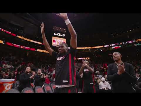 Atlanta Hawks honor Clint Capela with tribute video in return with Rockets | NBA on ESPN