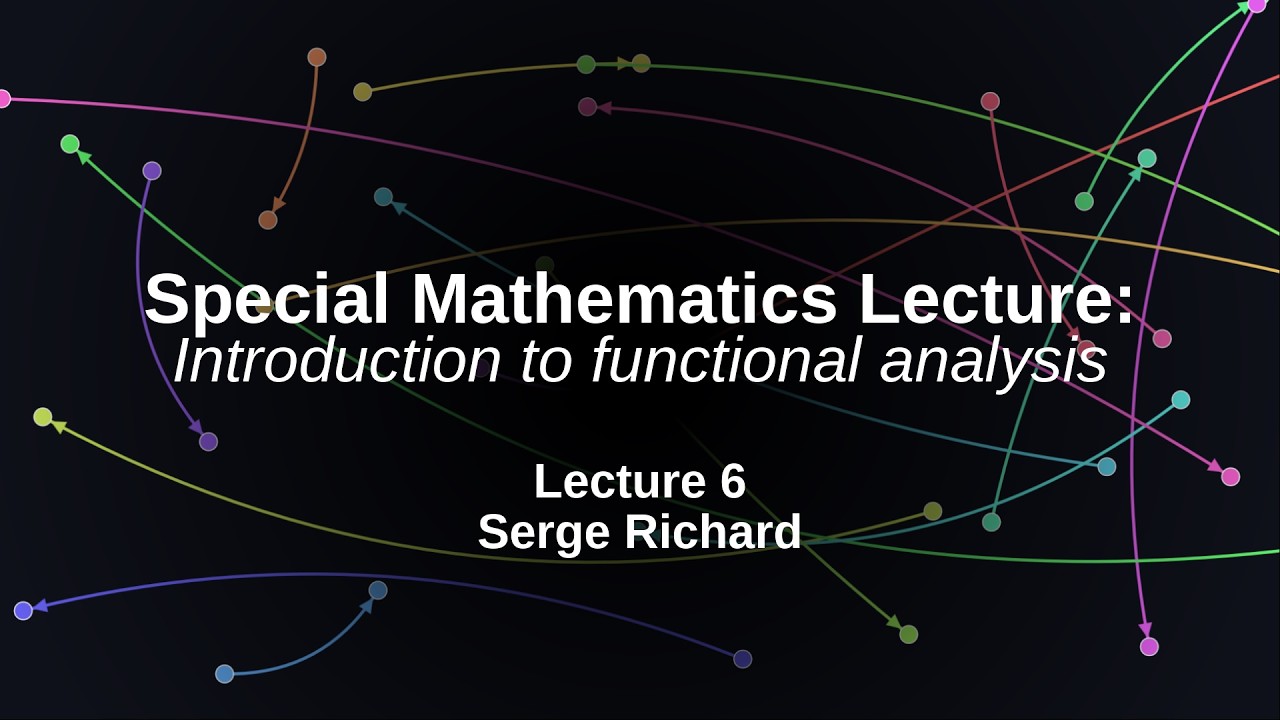 Introduction to functional analysis 6