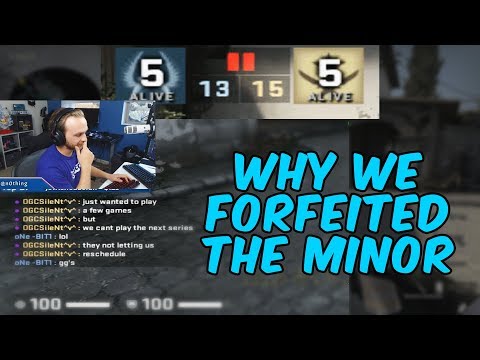 Why We Forfeited the Minor... (OGC vs TeamOne Map 2)
