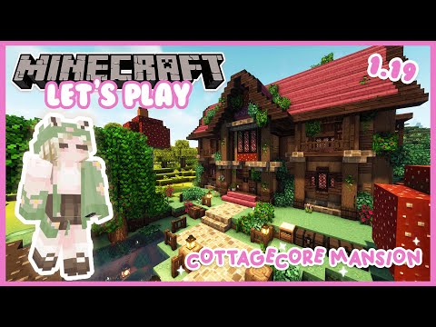 Cottagecore Decorating! 🍄 EP 9 (Minecraft 1.19 Modded Survival) 🌷