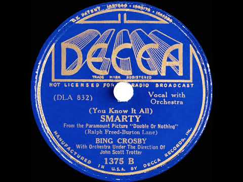 1937 Bing Crosby - Smarty