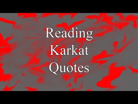 [ASMR] Reading Karkat Vantas Quotes