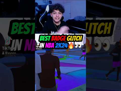 BEST BADGE GLITCH IN NBA 2K24 🔥👀 #shorts