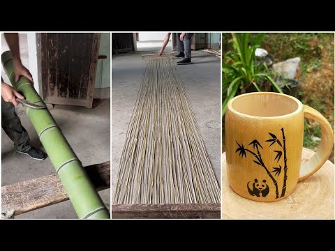 Bamboo Crafts - Awesome bamboo craft making 2023 - How to make wonderful crafts from bamboo Part 165