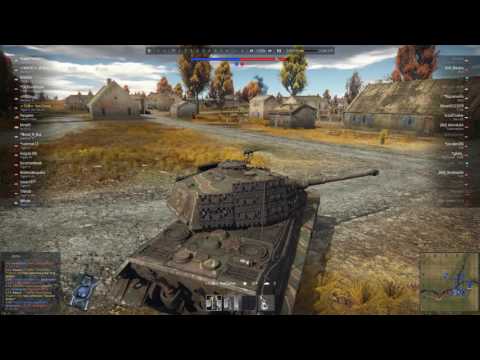 War Thunder: 6 Kill Ace Tank Match Tiger II Sla. 16