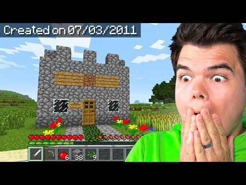 I Found My FIRST Minecraft World!