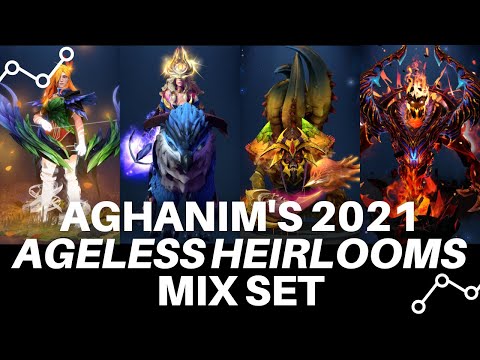 HIGHLIGHT AGANIM'S 2021 AGELESS HEIRLOOMS MIX IMMORTAL SET! - ULTRA RARE SF SO HOT! - DOTA2INDONESIA