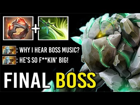 When Tiny Get Giant's Ring and Become BIGGEST FINAL BOSS! WTF Cleave Damage vs Illusions Imba Dota 2