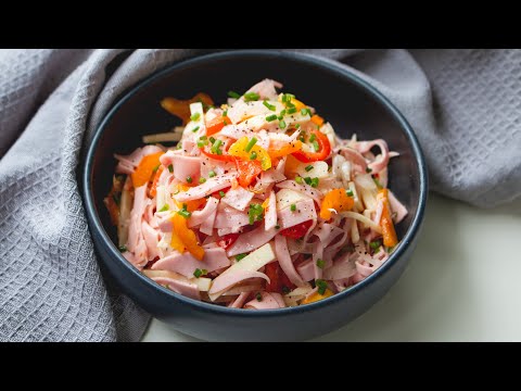 Sausage Salad Recipe (Wurstsalat)