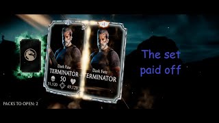 Opening "DARK FATE DIAMOND PACK" | "The set paid off" | Mortal Kombat Mobile 4.0.1