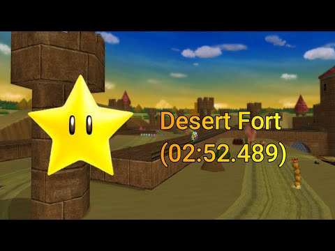 Mario Kart Wii CTGP - Desert Fort (Gold Star) (02:52.489)