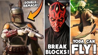 Battlefront 2 - 10 Hero SECRETS the Game Hides from You! (Yoda can FLY, Boba Double Damage & More)