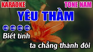 Download lagu Yêu Thầm Karaoke Tone Nam Karaoke 9999 - Beat Mới mp3