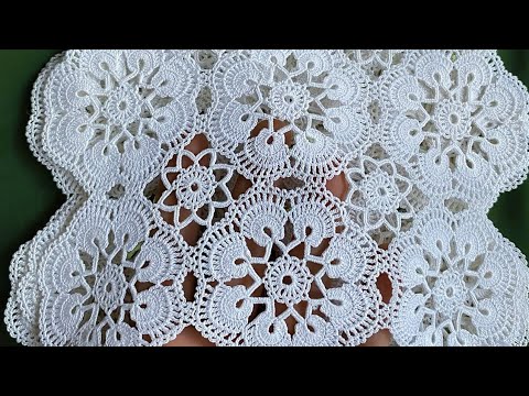 Tutorial Crochet Pattern |  Crochet Doily Pattern 🧶 Lace Crochet Motif