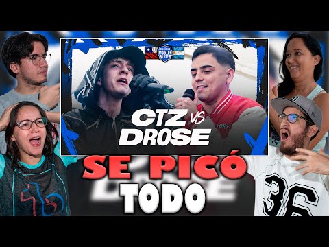 🔴¡EL DEBUT DE CTZ EN CHILE! - COLOMBIANOS REACCIONAN a CTZ vs DROSE [FMS CHILE 2025]