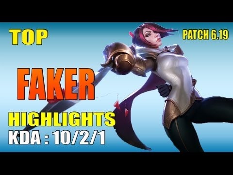 SKT Faker Fiora vs Rumble | Top NA SoloQ - Highlights