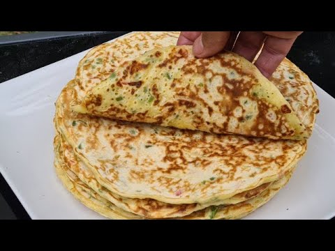 Voici une recette de crêpes aux légumes qui revient pas chère  ✔ (recette économique) ✔