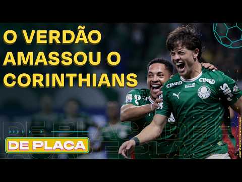 PALMEIRAS ATROPELA O CORINTHIANS; FLAMENGO VENCE O FLU; GRE-NAL FICA NO EMPATE | De Placa 12/10/26