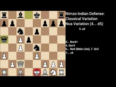Nimzo-Indian Defense: Classical Variation, Noa Variation (4... c5)
