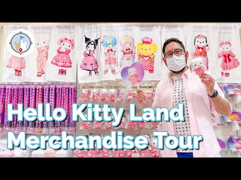 Compras no parque temático Hello Kitty em Tóquio, Japão | Sanrio Puroland Merchandise Tour