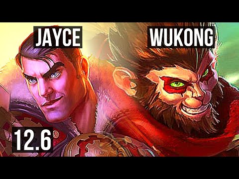 JAYCE vs WUKONG (TOP) | 1000+ games, 1.5M mastery, Legendary, 15/4/7 | BR Diamond | 12.6